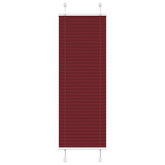 Roleta plisowana Bordowy Czerwony 45x150 cm Szerokość tkaniny
