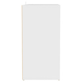 Szafka na buty, biała, 60x35x70 cm, materiał drewnopochodny