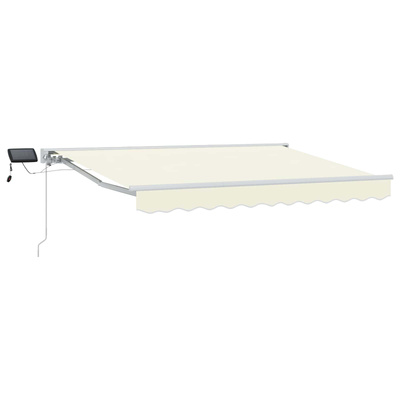 Ręczny ramowy zewnętrzny markizowy z LED 2,5 x 2 m