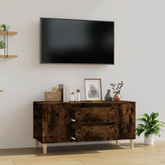 vidaXL Szafka pod TV, przydymiony dąb, 102x44,5x50 cm