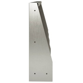 Mur oporowy 4 szt. 40 x 12 x 30 cm Stal nierdzewna srebrny