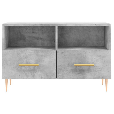 vidaXL Szafka pod TV, szarość betonu, 80x36x50 cm wariant 6