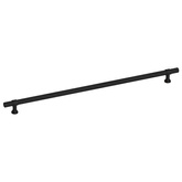 Uchwyty do szafek, 5 szt., czarne, 320 mm, stal nierdzewna