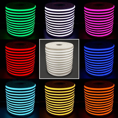 Taśma LED 230V  IP65  RGB  WĄŻ   Neonflex 1m