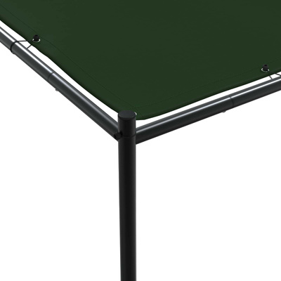 Altana 4 x 3,98 x 2,67 m zielony Poliester i Stal