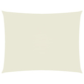 Prostokątny żagiel ogrodowy, tkanina Oxford, 2,5x4 m, kremowy