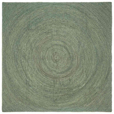 Dywany pokojowe Oliwkowy zielony 240 x 240 cm Juta