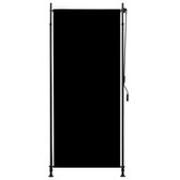 vidaXL Roleta zewnętrzna, 100x270 cm, antracytowa