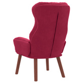 fotel Czerwone wino 69 x 74 x 93 cm Aksamit
