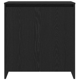 Komoda Czarny Dąb 70x41x75 cm Drewno klejone