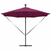 Parasol plażowy Bordeaux Czerwony 294 x 294 x 248 cm