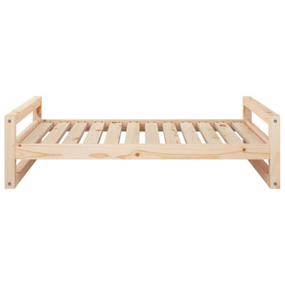 Legowisko dla psa, 105,5x75,5x28 cm, lite drewno sosnowe vidaXL