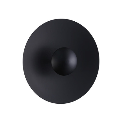 Kinkiet Nowoczesny Czarny okrągły 45cm 12W Abruzzo Orzo