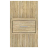 vidaXL Wiszące szafki nocne, 2 szt., dąb sonoma model standard
