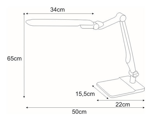 Lampka biurkowa K-BL1207 BIAŁY z serii MICA