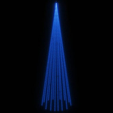 vidaXL Choinka do montażu na maszcie, 1134 niebieskich LED, 800 cm