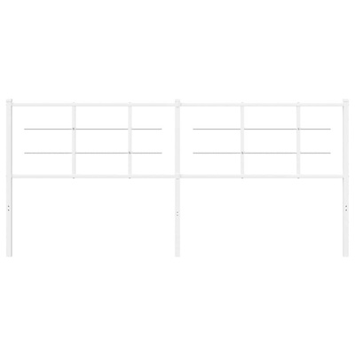Metalowe wymienne wezgłowie, białe, 200 cm