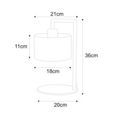Lampka stołowa K-4342 z serii SIMONE GRAY KAJA
