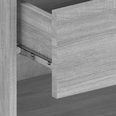 vidaXL Wiszące szafki nocne, 2 szt., szary dąb sonoma model standard