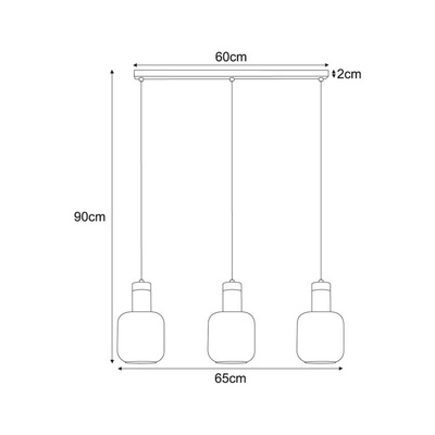 Lampa wisząca K-5268 z serii DOKA
