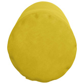 Poduszki Wałkowe 2 pcs Żółty ? 25 x 70 cm Tkanina sztruksowa