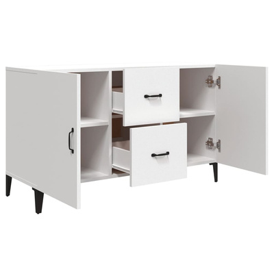 Komoda, biała, 100x36x60 cm, materiał drewnopochodny model standard