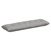 Poduszka na plecy Szary chmur 160 x 19 x 50 cm tkanina