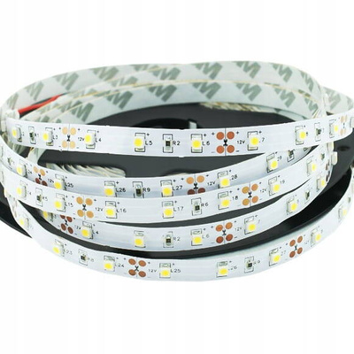 TAŚMA,24V,9.6 W/m,600LED,120 LED/M,2835 SMD,ZIMNA,IP20