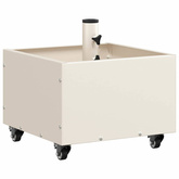 Podstawa do parasola Biały 45 x 45 x 45 cm Stal