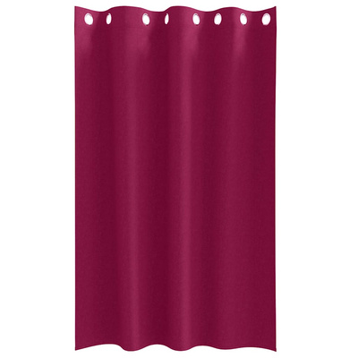 Firany blackout z kółkami 2 pcs Czerwone wino 175 x 140 cm