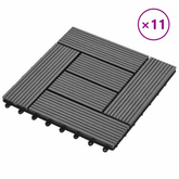 Płytka Tarasowa 11 pcs Szary 30 x 30 cm