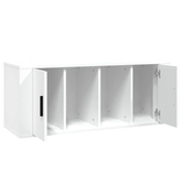 vidaXL Szafka pod TV, biała, 100x35x40 cm, materiał drewnopochodny wariant 5