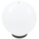 Lampy zewnętrzne LED, 2 szt., kule 25 cm, PMMA