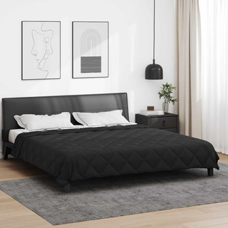 Kołdra na cały rok Czarny 200 x 240 cm Mikrofibra