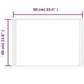 Lustro łazienkowe z LED, 60x90 cm vidaXL