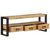vidaXL Szafka pod TV, 120x30x45 cm, lite drewno mango