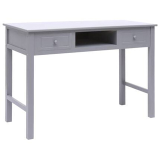vidaXL Biurko, szare, 110 x 45 x 76 cm, drewniane