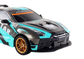 Duże Auto Sportowe Zdalnie Sterowane 1:10 Turkusowo- Czarne