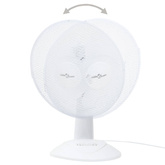 vidaXL Wentylator stołowy, 3 prędkości, 30 cm, 40 W, biały