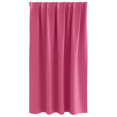 Firany blackout z kółkami 2 pcs Jasnoróżowy 140 x 140 cm