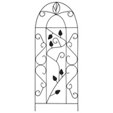 Podpórki do roślin pnących, 3 szt., czarne, 40x100 cm, żelazo