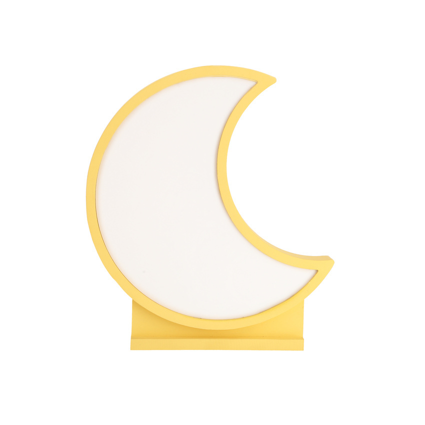 MOON LAMPA STOŁOWA DLA DZIECKA LED IQ KIDS ZŁOTY