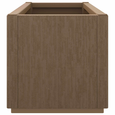 Skrzynka na kwiaty do ogrodu Brązowy 80 x 36 x 35 cm PP