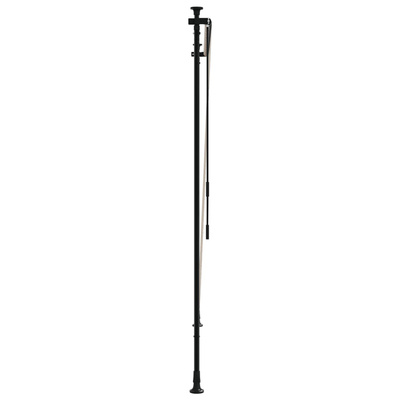 vidaXL Roleta zewnętrzna, żółto-biała, 150x270 cm, tkanina i stal