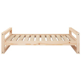 Legowisko dla psa, 105,5x75,5x28 cm, lite drewno sosnowe vidaXL
