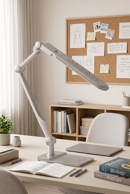 Lampka biurkowa K-BL1207 SREBRNY z serii MICA