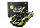 Klocki Konstrukcyjne Auto RC Rastar 1:8 Pagani Huyara BC Zielone 2896 Elementów