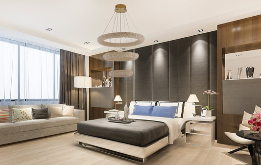 Designerska Lampa Wisząca złota Swarovski Adani AD211