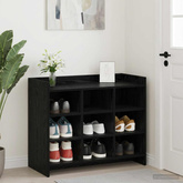 Szafka na buty Czarny dąb 85 x 39,5 x 70 cm Drewno inżynieryjne