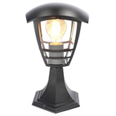 Słupek ogrodowy latarnia IMMA BLACK L/S E27 czarny IP44 EDO777382 EDO Solutions